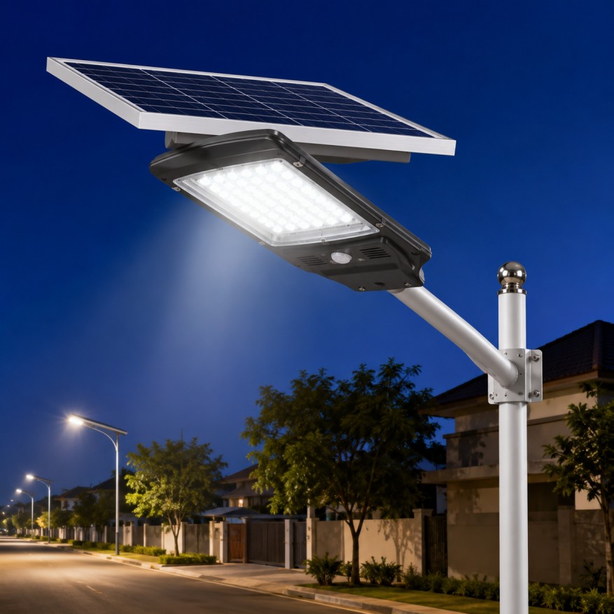200W All-in-One Solar Street Light