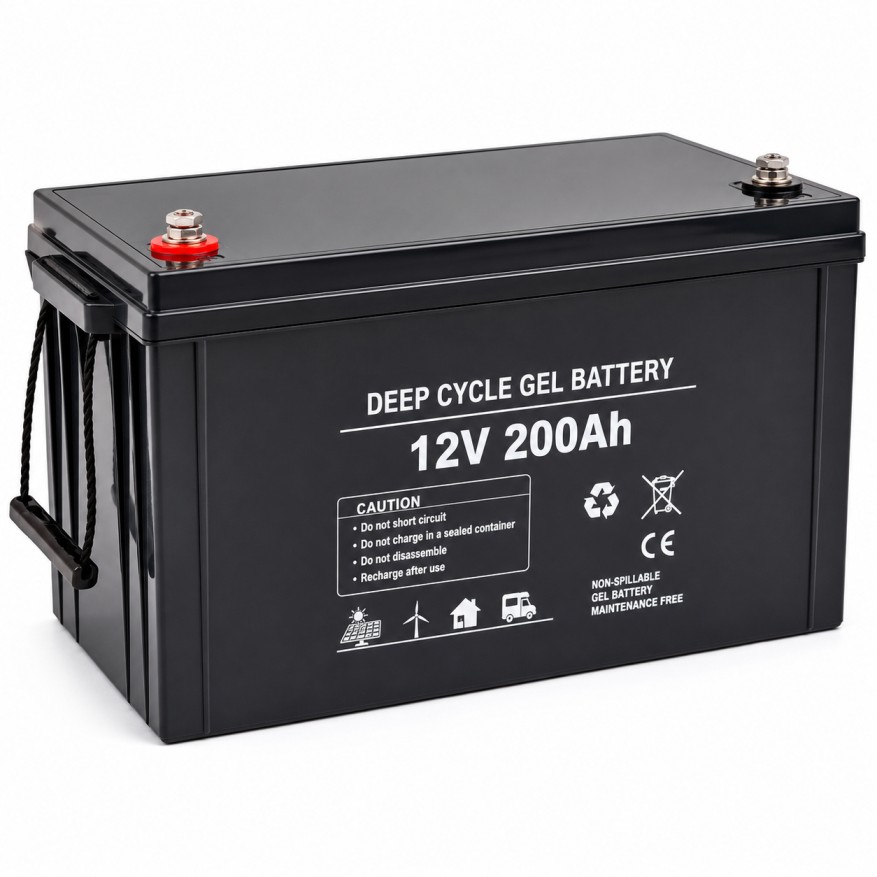 12V 200Ah Deep Cycle Gel Battery